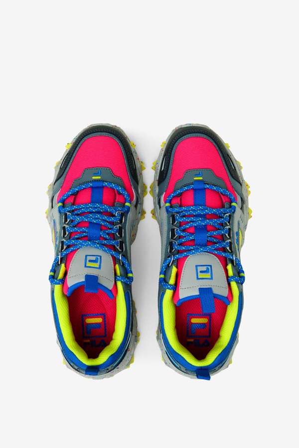 Pink Glo/Monument/Blue Fila Outlets Women\'s Oakmont TR