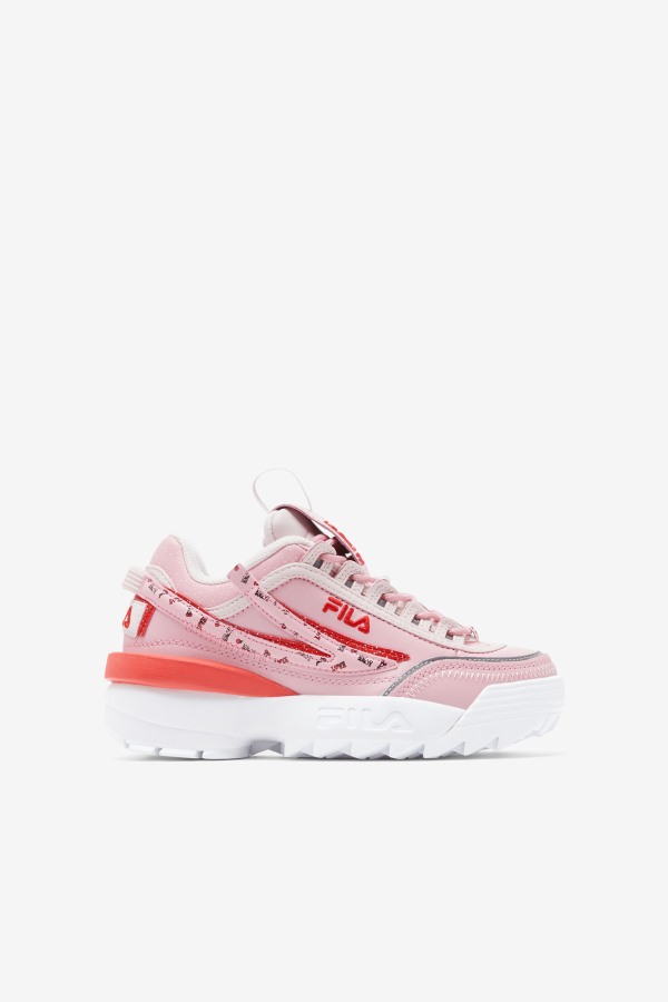 Fila Outlets Pink/Coral Blush/White Big Kids' Disruptor 2 Exp