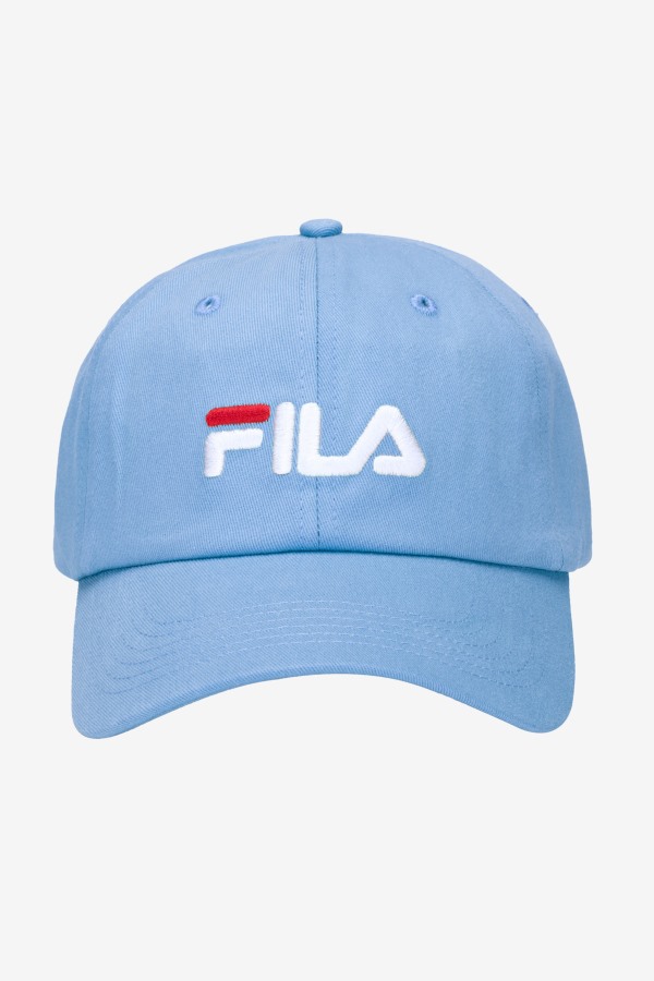 Embroidered Logo Baseball Hat Fila Outlets Cornflower Blue