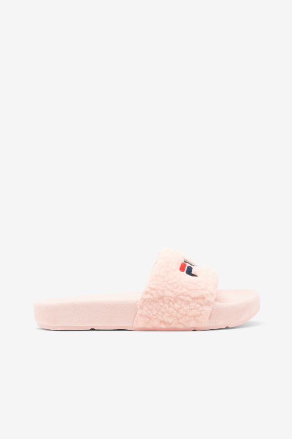 Women's Fuzzy Drifter Fila Outlets Pink/Navy/Red