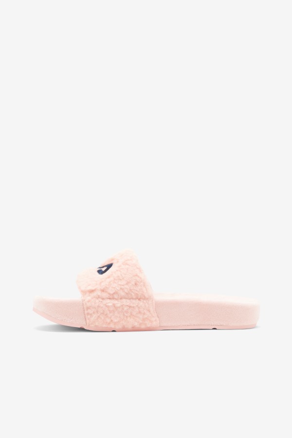 Women\'s Fuzzy Drifter Fila Outlets Pink/Navy/Red