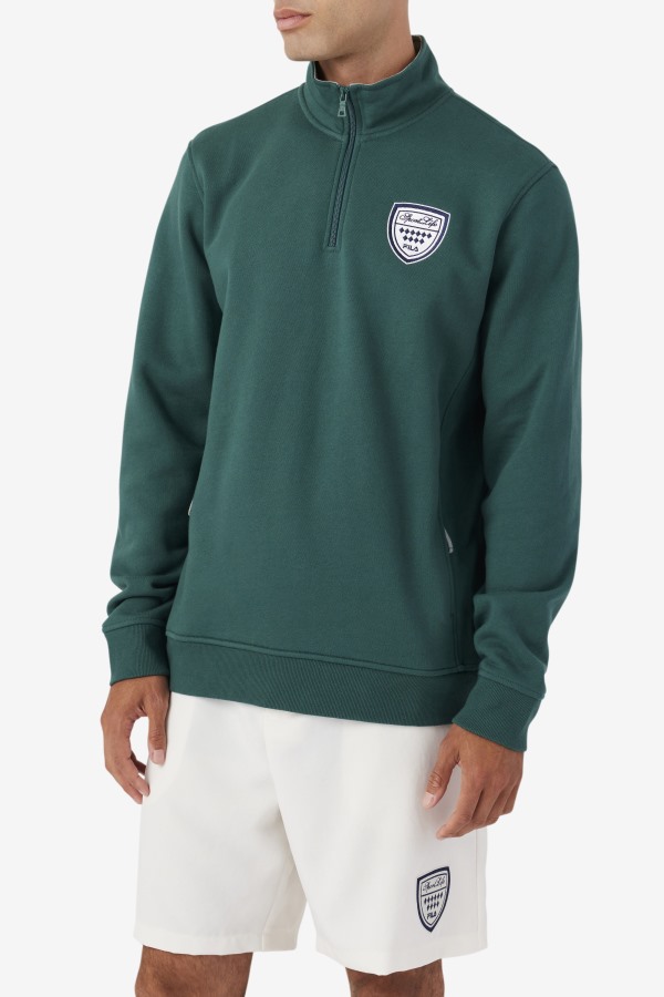 June Bug/Stone Nima 1/4 Zip Sweatshirt Fila Outlets
