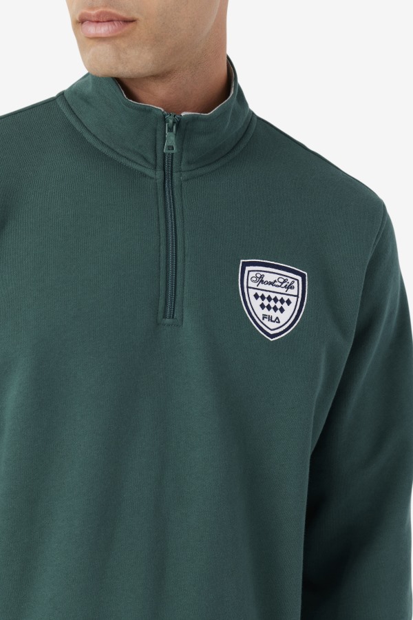 June Bug/Stone Nima 1/4 Zip Sweatshirt Fila Outlets