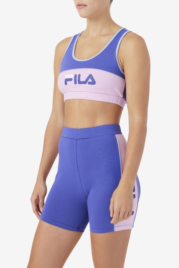 Kairi Bra Top Fila Outlets Blue/Orchid/Blue/White
