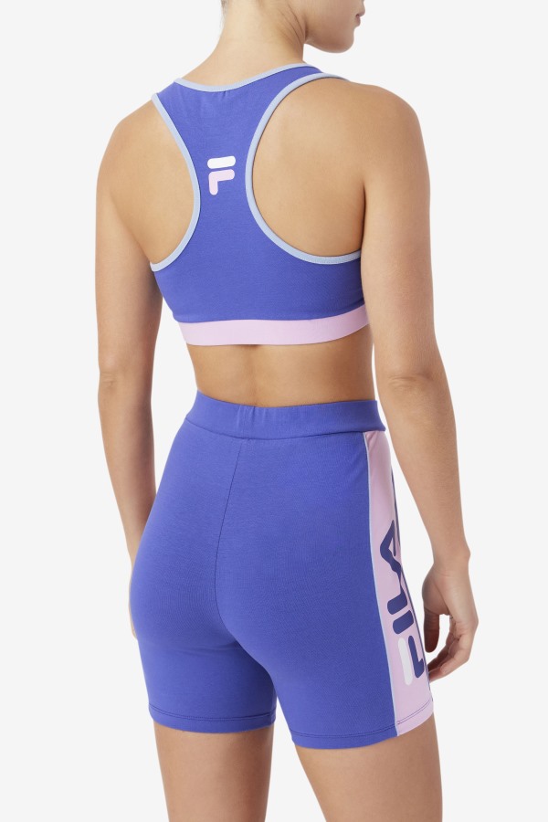 Kairi Bra Top Fila Outlets Blue/Orchid/Blue/White
