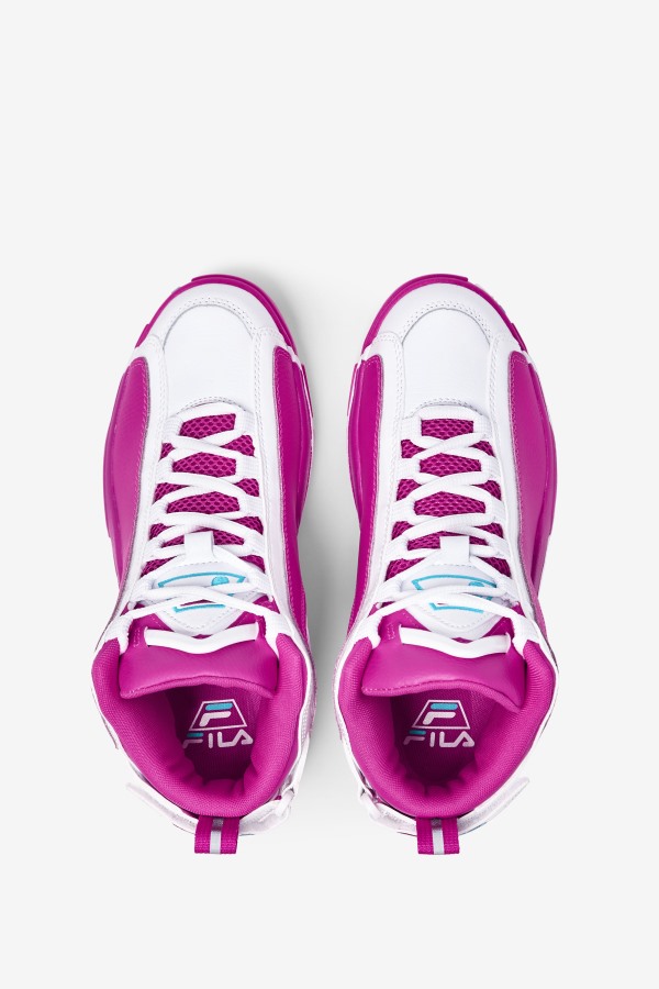 Fila Outlets Women\'s Grant Hill 2 Pink Glo/White/Bluefish