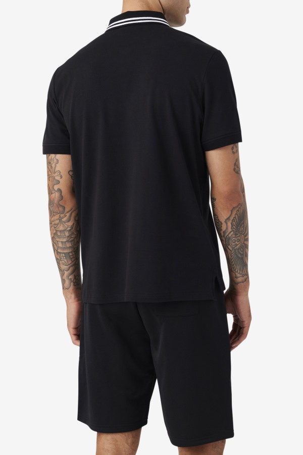 Black Jelen Polo Fila Outlets