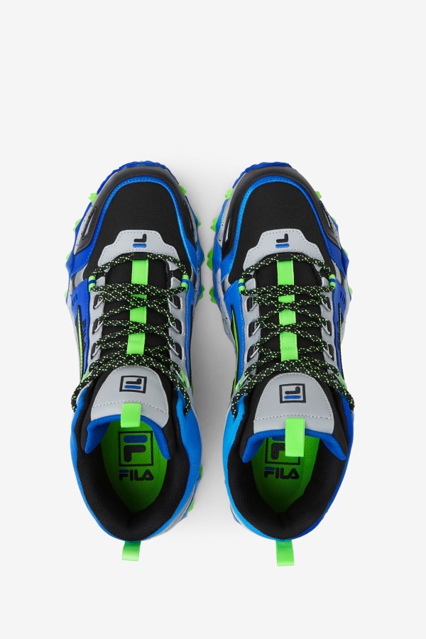 Fila Outlets Men\'s Oakmont Tr Mid Black/High Rise/Blue