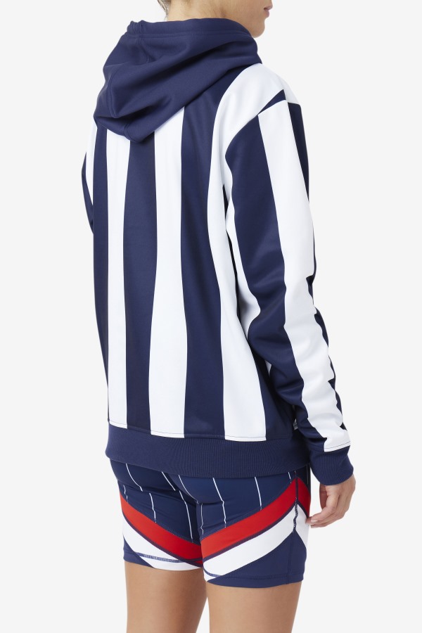 Navy/White Kimilah Hoodie Fila Outlets