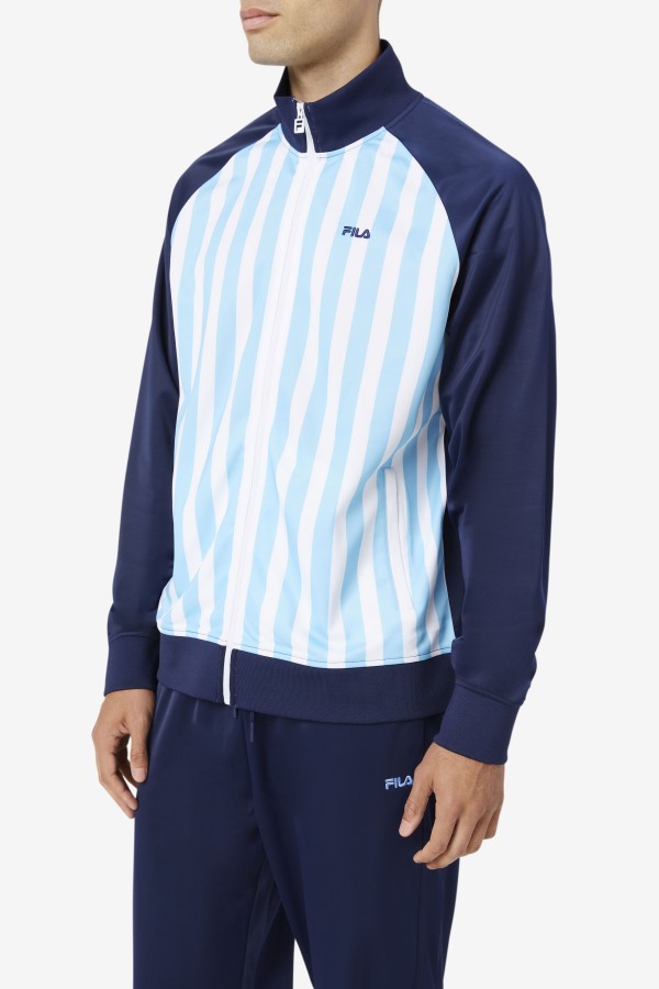 Navy/White/Baltic Sea Argentina Track Jacket Fila Outlets