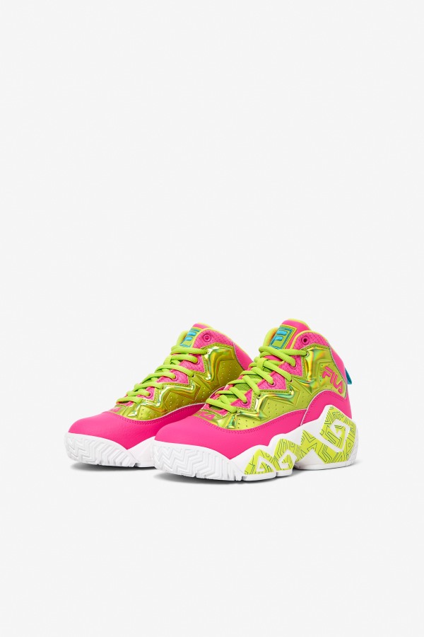 Fila Outlets Little Kids\' Mb Night Walk Pink/Lime Punch/White