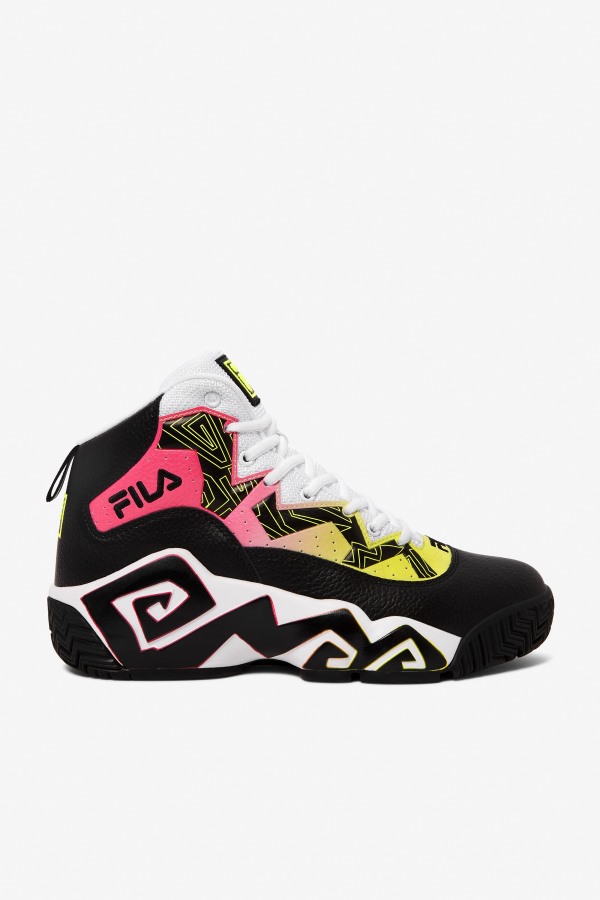 Fila Outlets Black/Yellow/White Men's MB