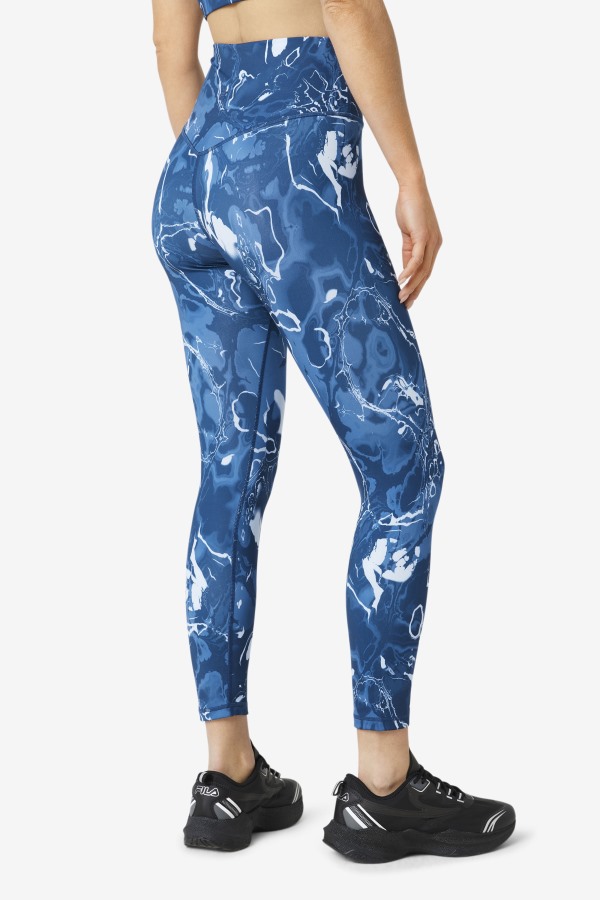 Fila Outlets Forza Sleek 7/8 Leggings Navy Marble