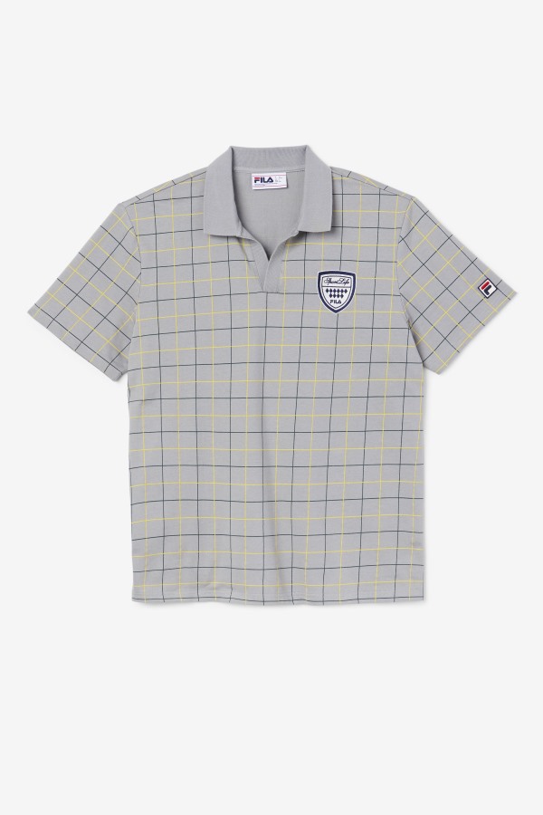 Fila Outlets Monument/Yellow/June Bug Mand Polo