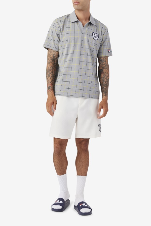 Fila Outlets Monument/Yellow/June Bug Mand Polo