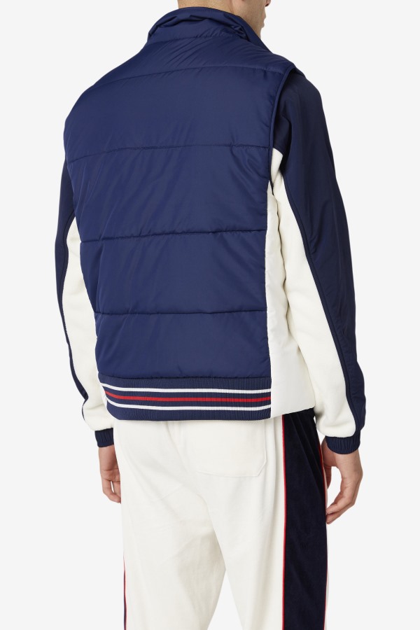 Fila Outlets Peacoat/Gardenia Matias Vest