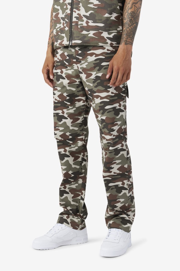 2Pac Cargo Pant Fila Outlets Camo Print