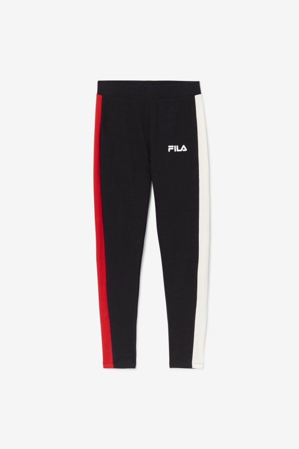 Fila Outlets Mercy Legging Black/Gardenia/Red