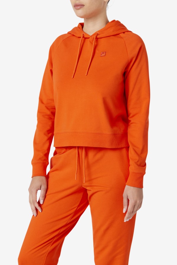 Fila Outlets Valeria Hoodie Orange.Com