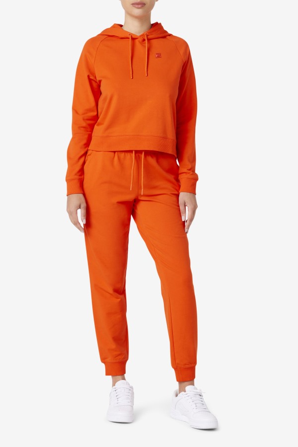 Fila Outlets Valeria Hoodie Orange.Com