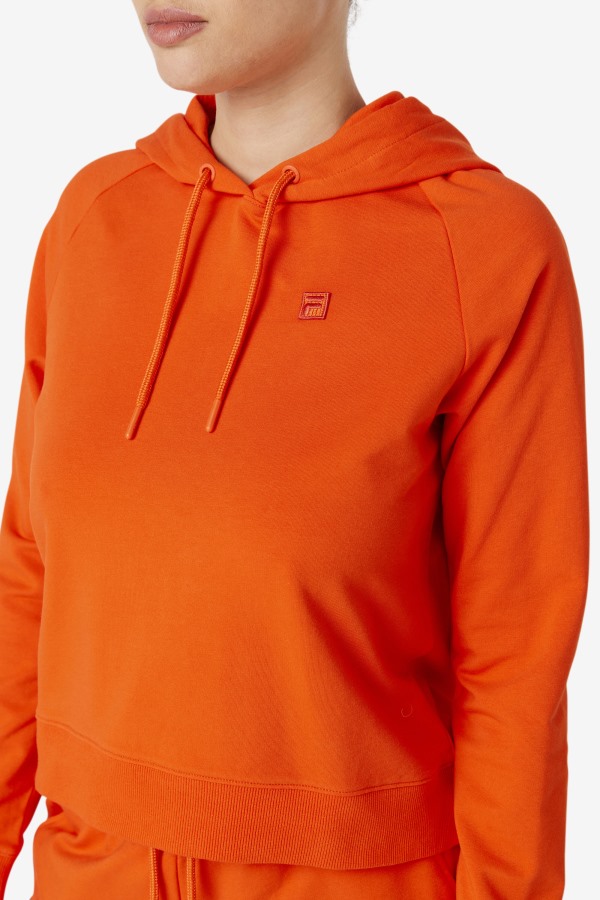 Fila Outlets Valeria Hoodie Orange.Com