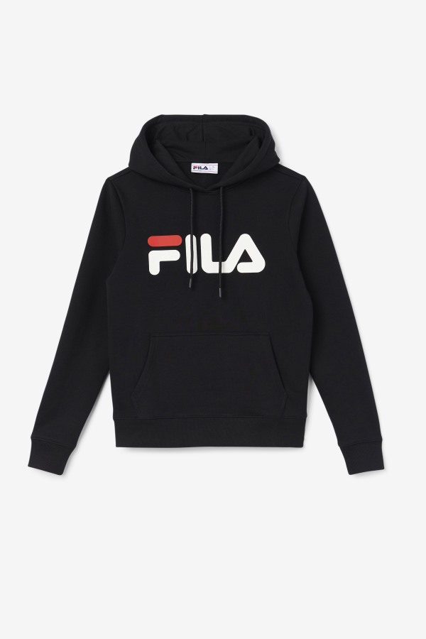 Lucy Hoodie Black/Gardenia/Red Fila Outlets