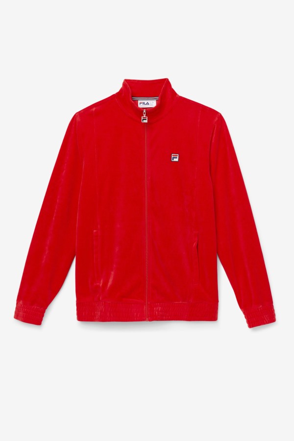 O-Fit Velour Jacket Fila Outlets Red