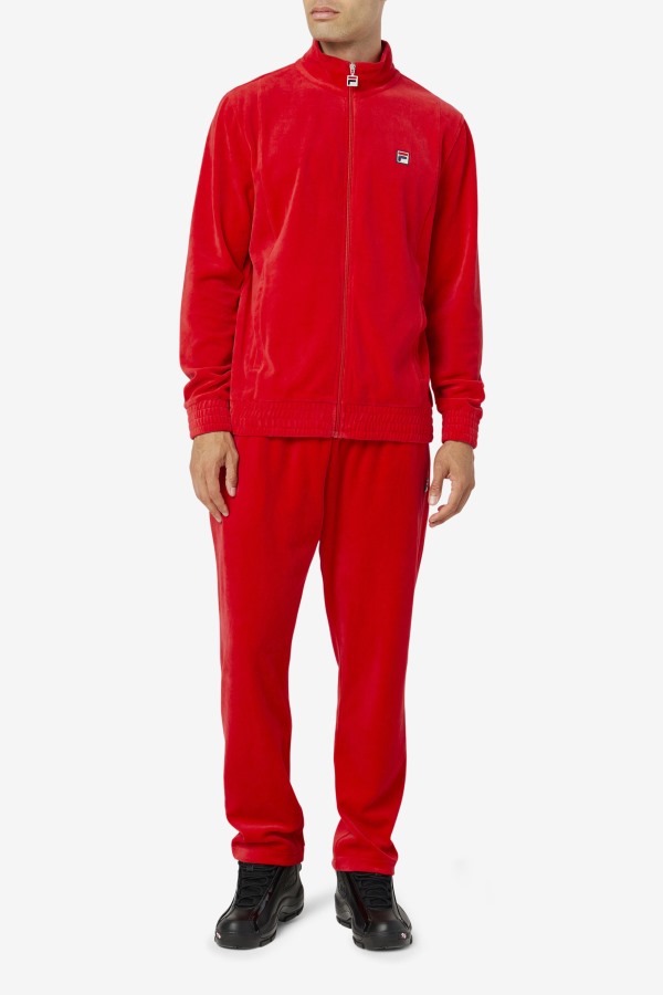 O-Fit Velour Jacket Fila Outlets Red