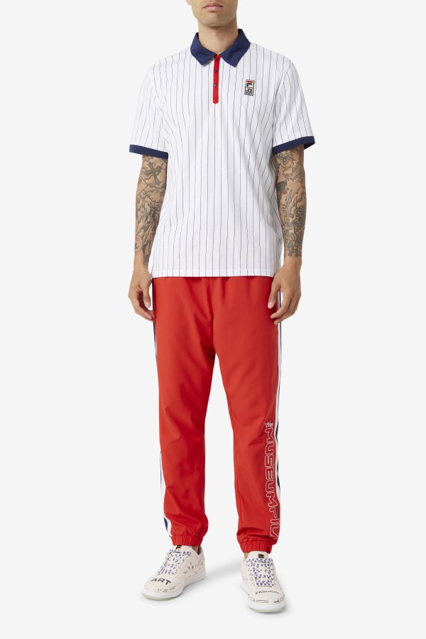Fila Outlets White/Peacoat/Red Fila x The Museum BB1 Polo