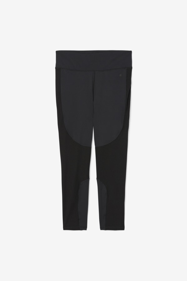 Black Forza Textured Long Legging Fila Outlets