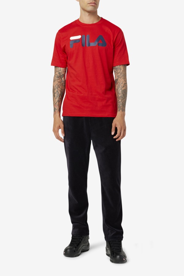 Red Fila Outlets Men\'s Eagle Tee