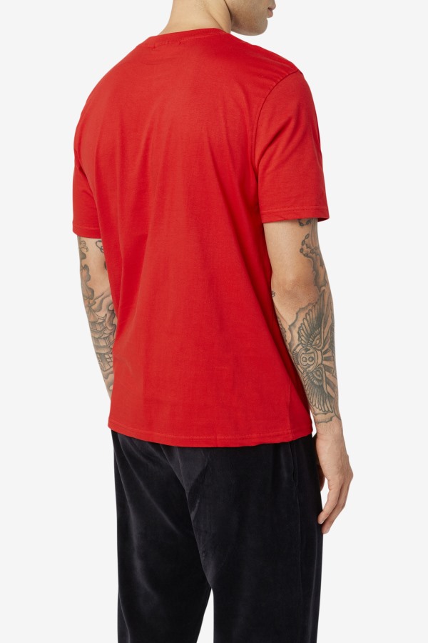 Red Fila Outlets Men\'s Eagle Tee