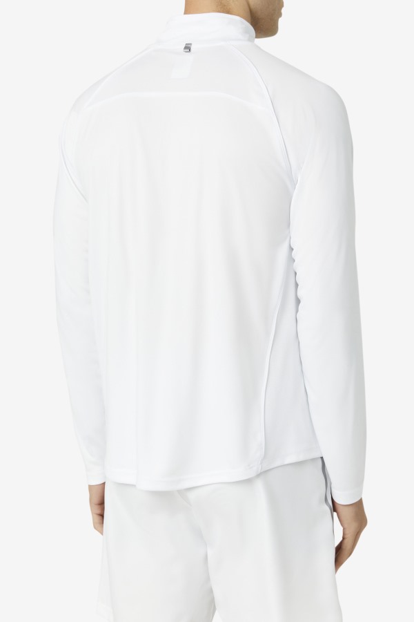 White Pickleball 1/4 Zip Fila Outlets