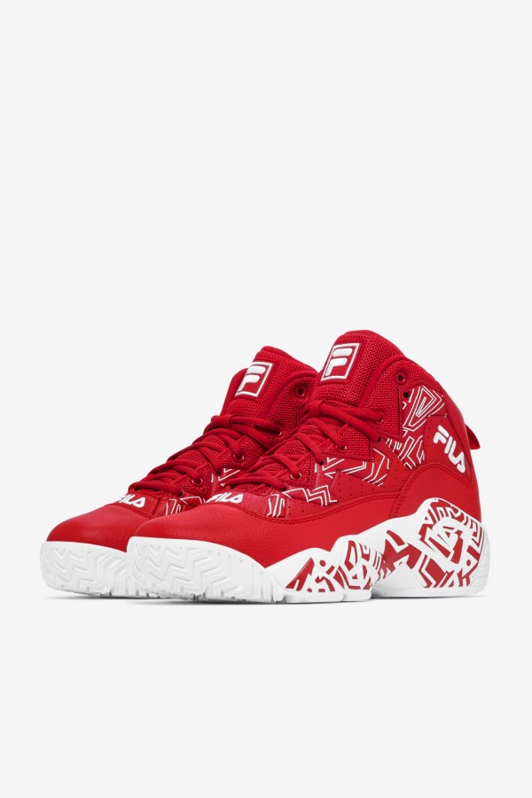 Men\'s MB Red/White Fila Outlets