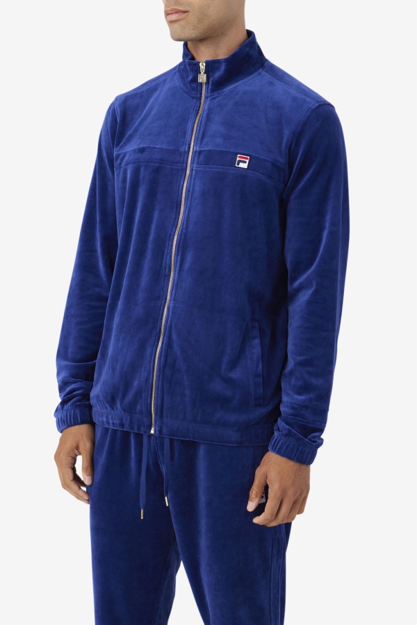 Ravid Velour Jacket Blueprint Fila Outlets