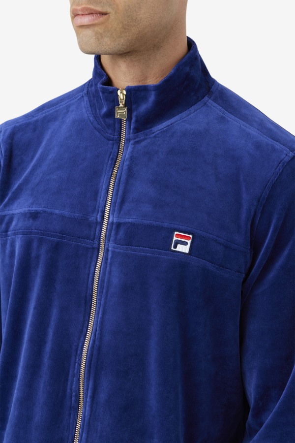 Ravid Velour Jacket Blueprint Fila Outlets