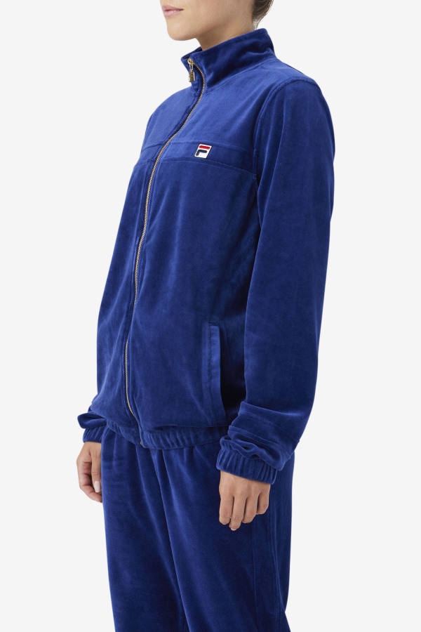 Ravid Velour Jacket Blueprint Fila Outlets