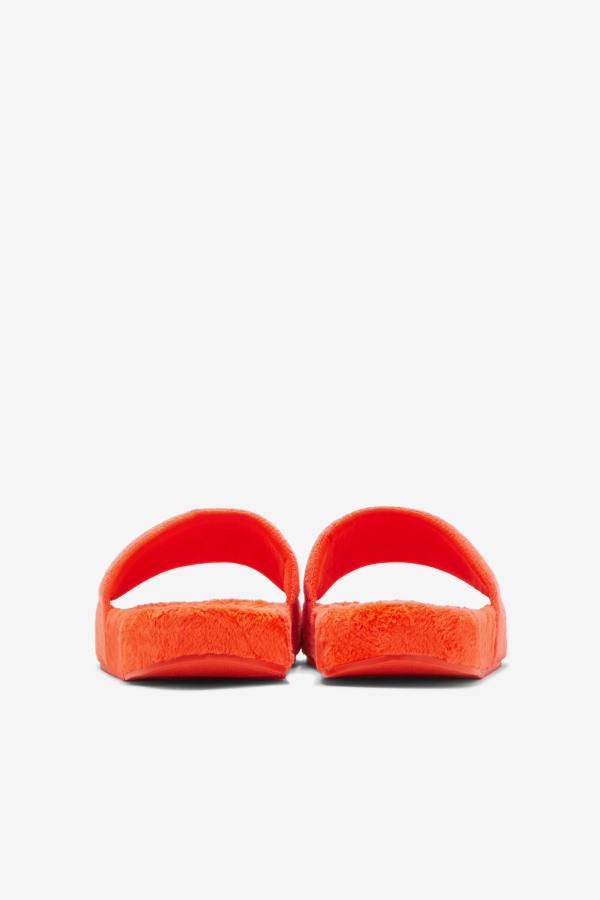 Cherry Tomato/Bayou/White Fila Outlets Terry Drifter Slide