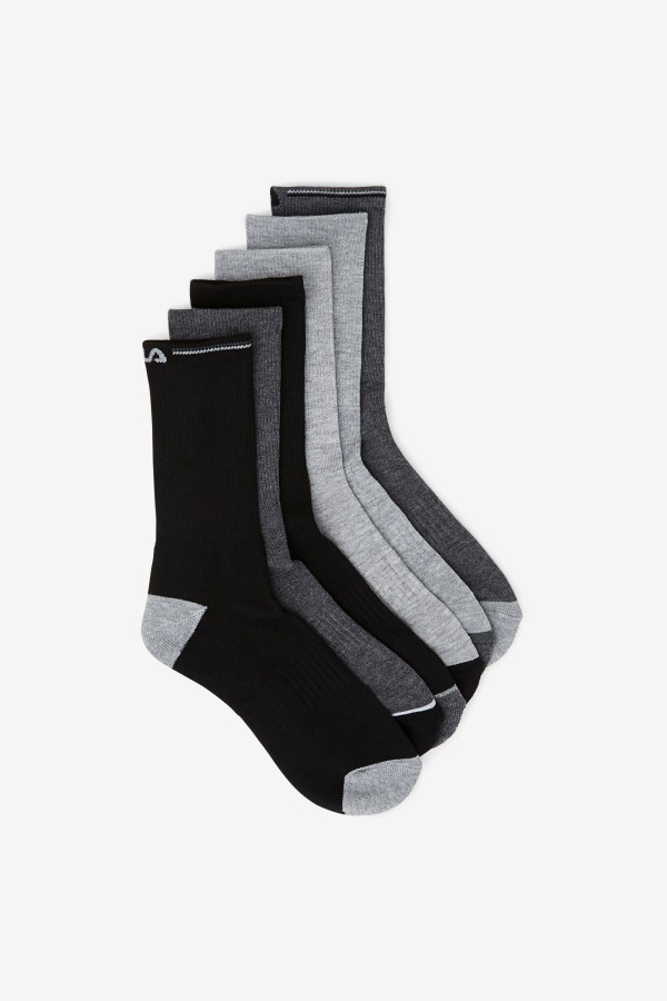 Heathrmulti Kids' Crew Sock 6-Pack Fila Outlets