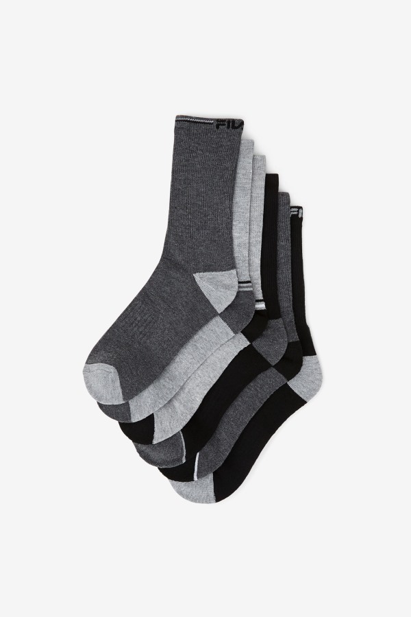 Heathrmulti Kids\' Crew Sock 6-Pack Fila Outlets