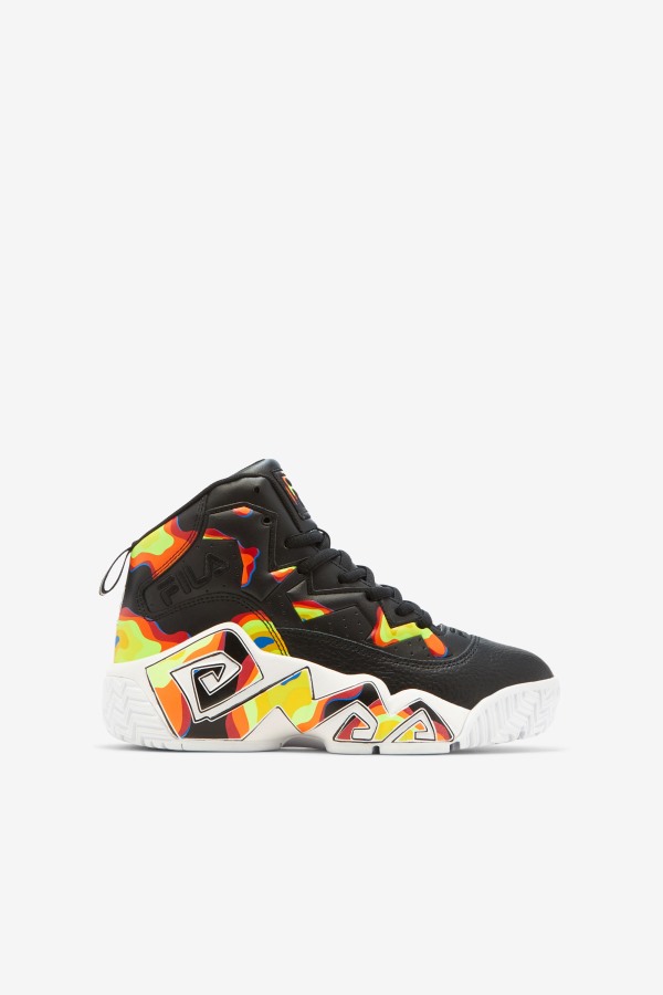 Black/Red Orange/Red Fila Outlets Big Kids' MB