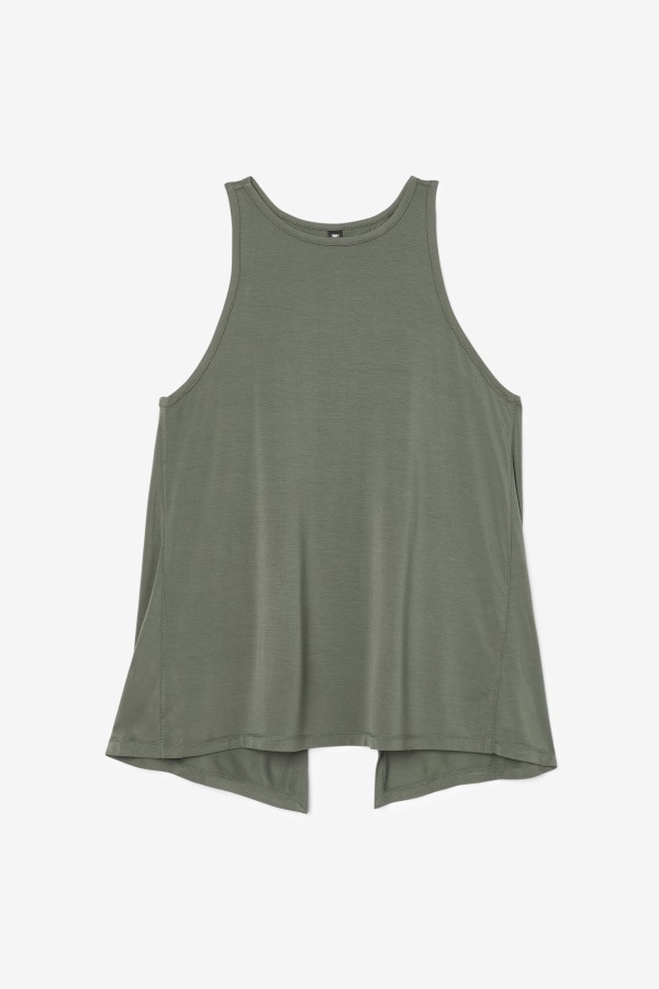 Fi-Lux Open Back Tank Top Thyme Fila Outlets