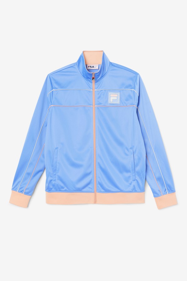 Blue/Coral Cloud/Stone Fila Outlets Wayan Track Jacket