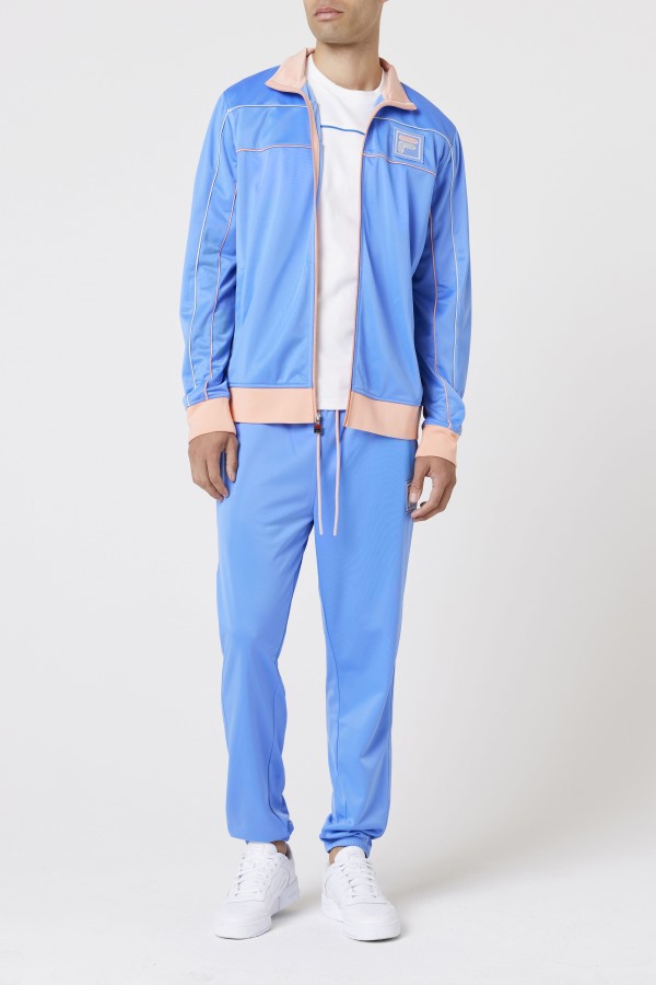 Blue/Coral Cloud/Stone Fila Outlets Wayan Track Jacket