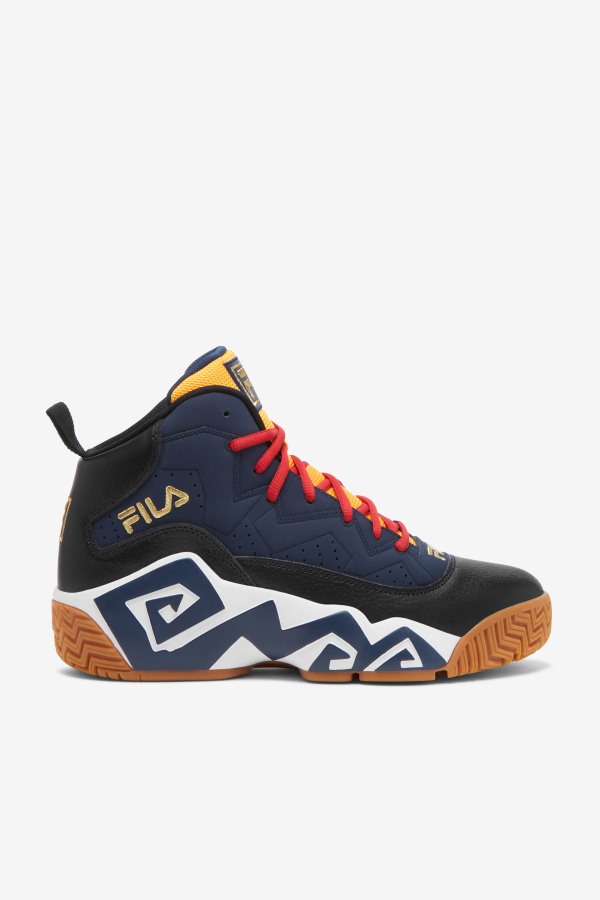 Blues/Black/White Men's MB Fila Outlets
