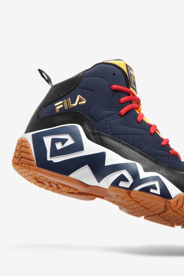 Blues/Black/White Men\'s MB Fila Outlets