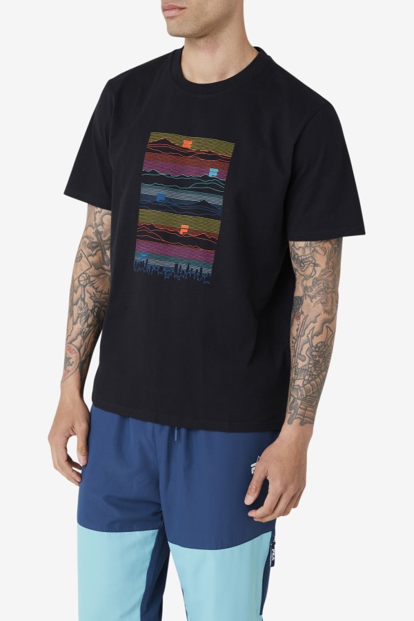 Black Nadee Tee Fila Outlets