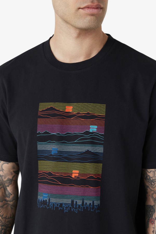 Black Nadee Tee Fila Outlets