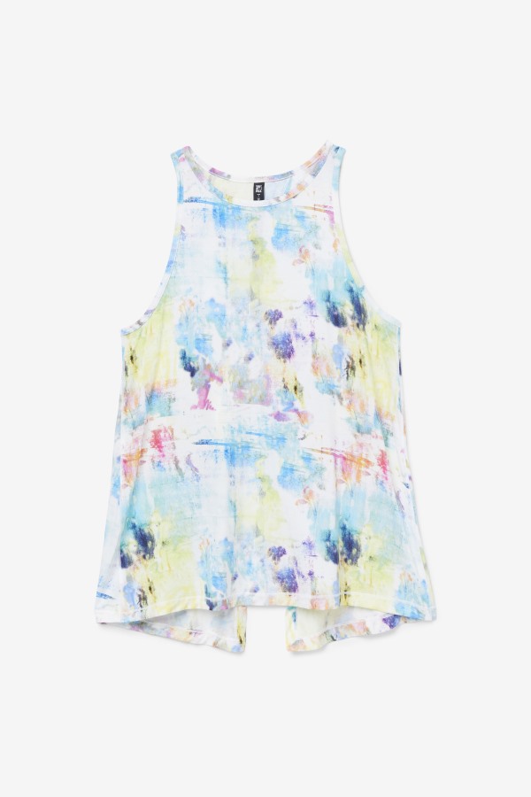 Tie Dye Fila Outlets Fi-Lux Open Back Tank Top