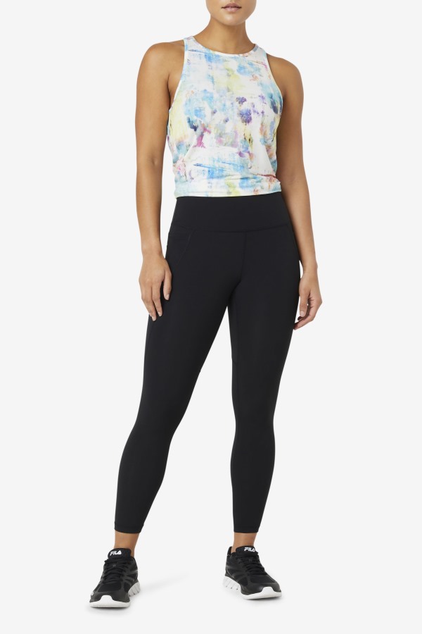 Tie Dye Fila Outlets Fi-Lux Open Back Tank Top